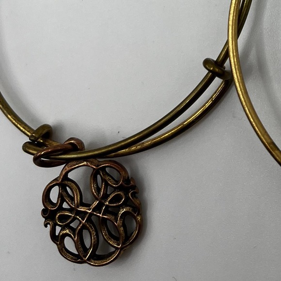 Alex & Ani Path of Life Charm Bangle Bracelet - Picture 3 of 4